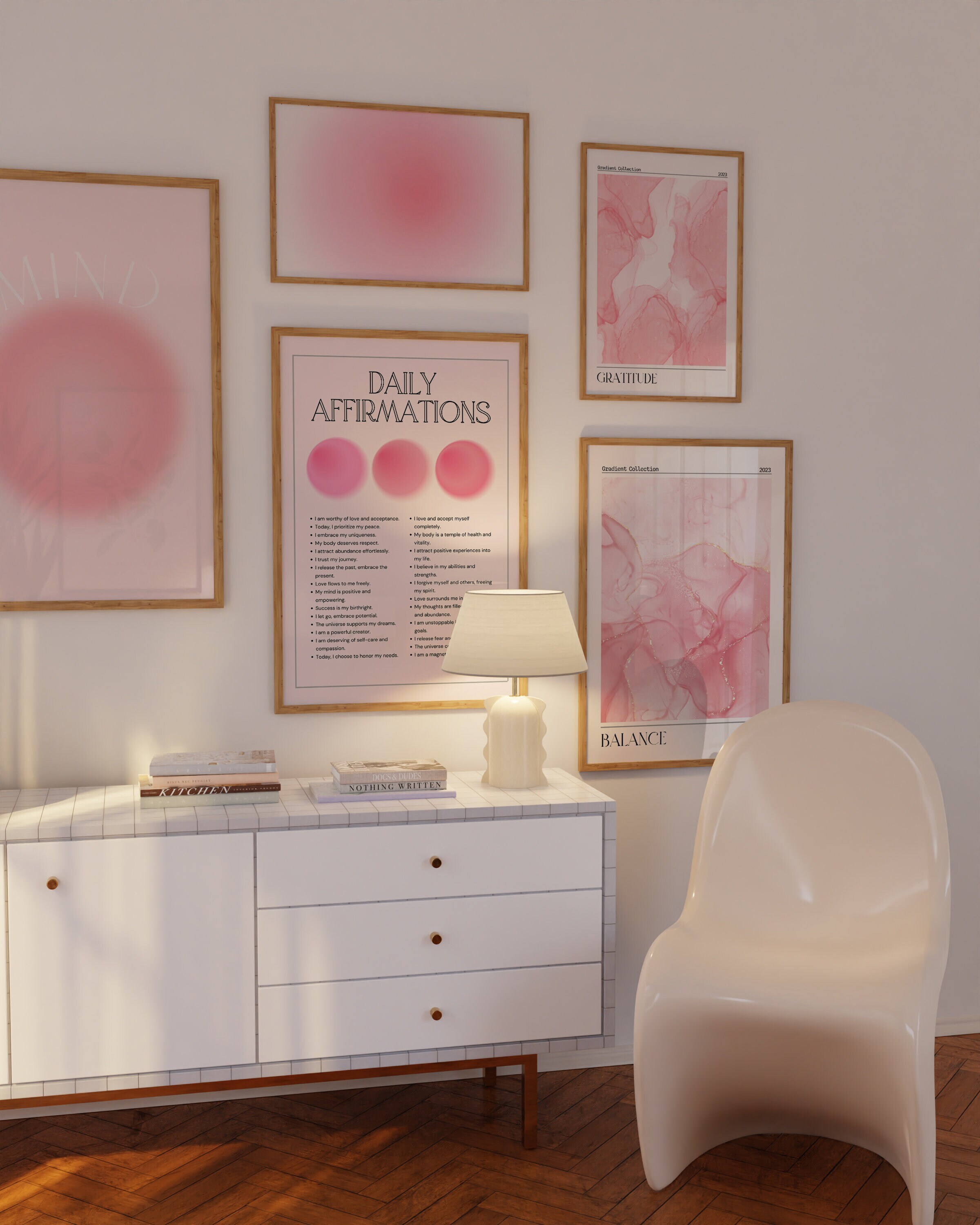 Aura Posters Set of 5, Spiritual Poster, Grainy Gradient, Gradient ...