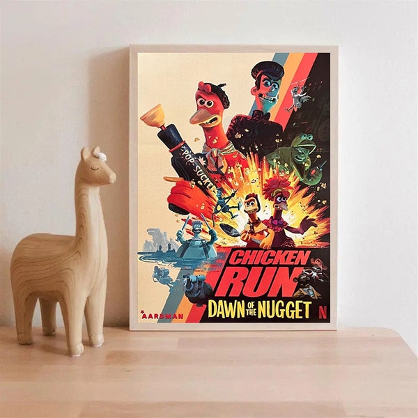 Chicken Run Dawn of the Nugget 2023 Poster, No Frame
