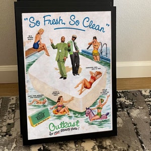 Outkast So Fresh, So Clean Vintage Poster, Swimming Pool Poster