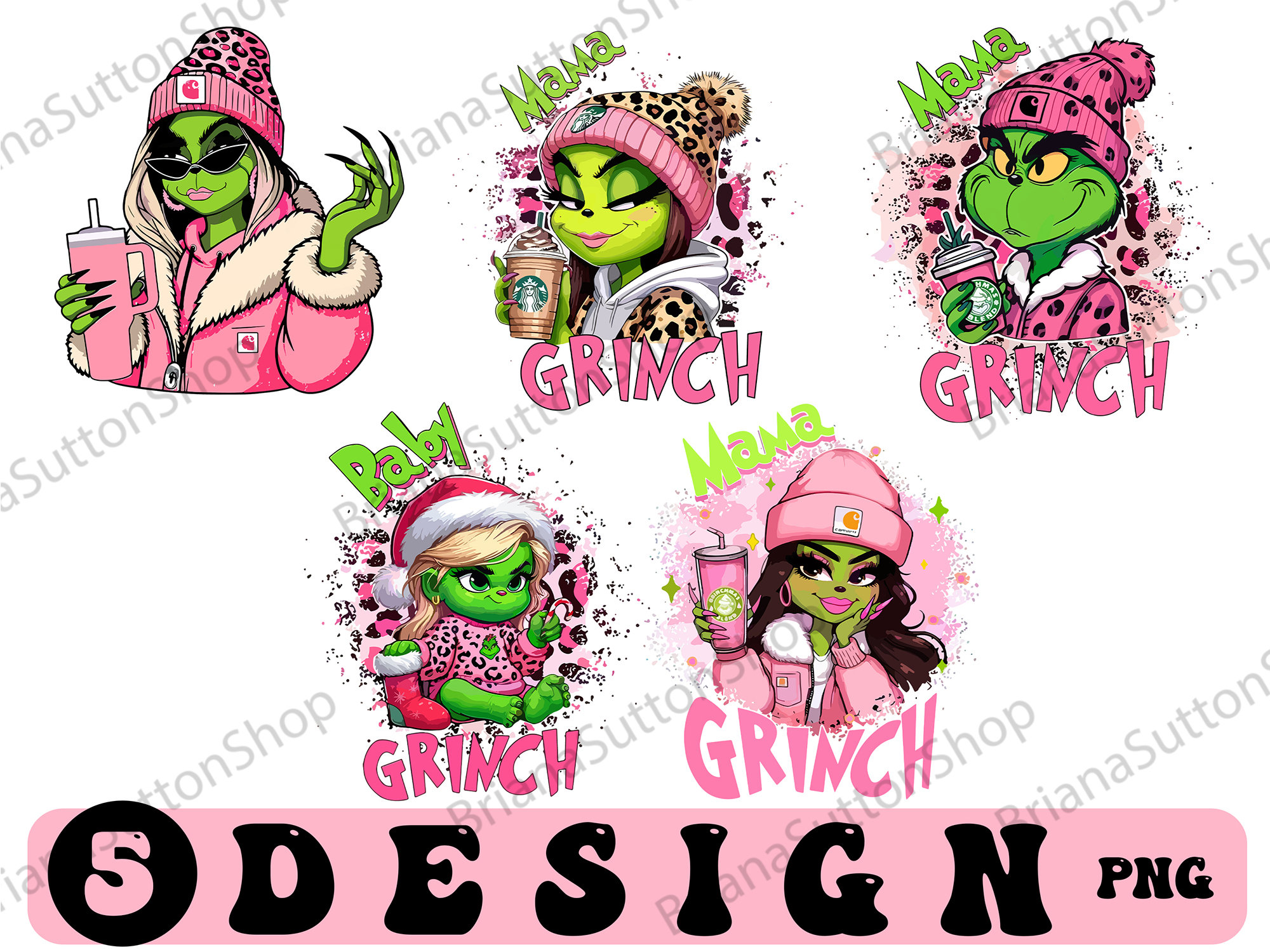 Carhartt Grinch Stanley Tumbler SVG, Bougie Grinch Leopard SVG, Grinch And  Coffee SVG PNG DXF EPS
