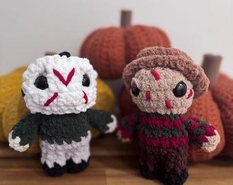 Mini Slasher Crochet Pattern Bundle For Jason & Freddy