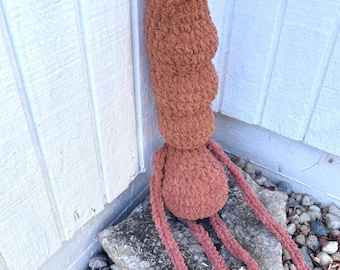 Marcus The Worm Crochet Pattern. NOT A PHYSICAL ITEM