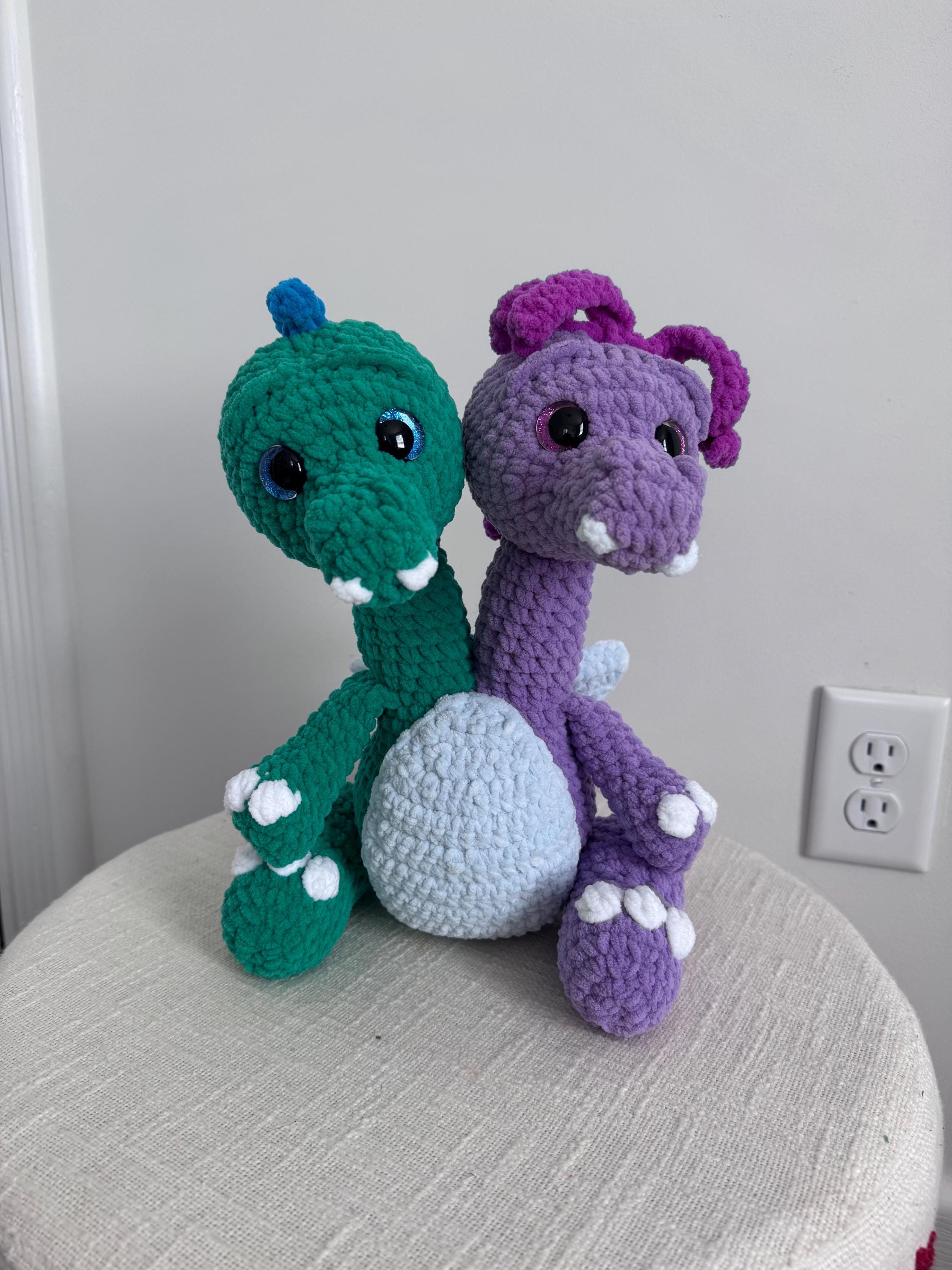 Made to Order Crochet Dragon Tales Inspired 2 Headed Dragon - Etsy