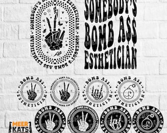 Alguien tiene un gran trasero, un esteticista, un diseño de sublimación, un Svg popular, un Svg de alguien, una camiseta divertida Svg, un esteticista Png