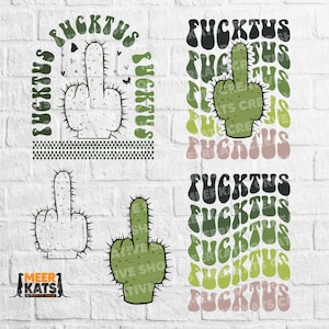 Cactus middle finger - Etsy.de