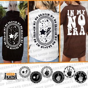 In My No Era Svg, Kid Life Svg, No Era Svg, Mom Life Svg, Kid Life Svg, Wavy Text Svg
