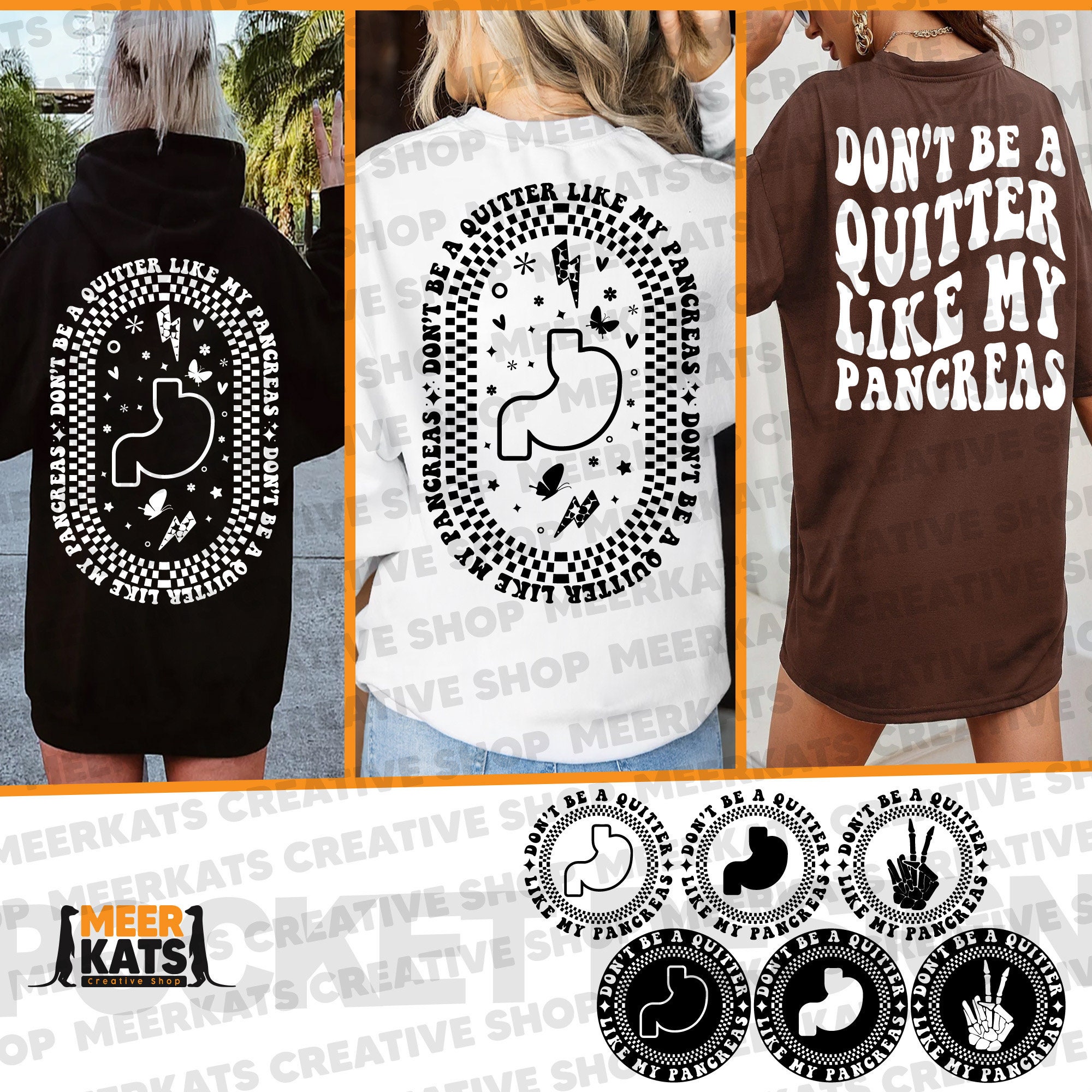 Don't Be A Quitter Like My Pancreas Svg, Diabetic Life Svg, Ded ...