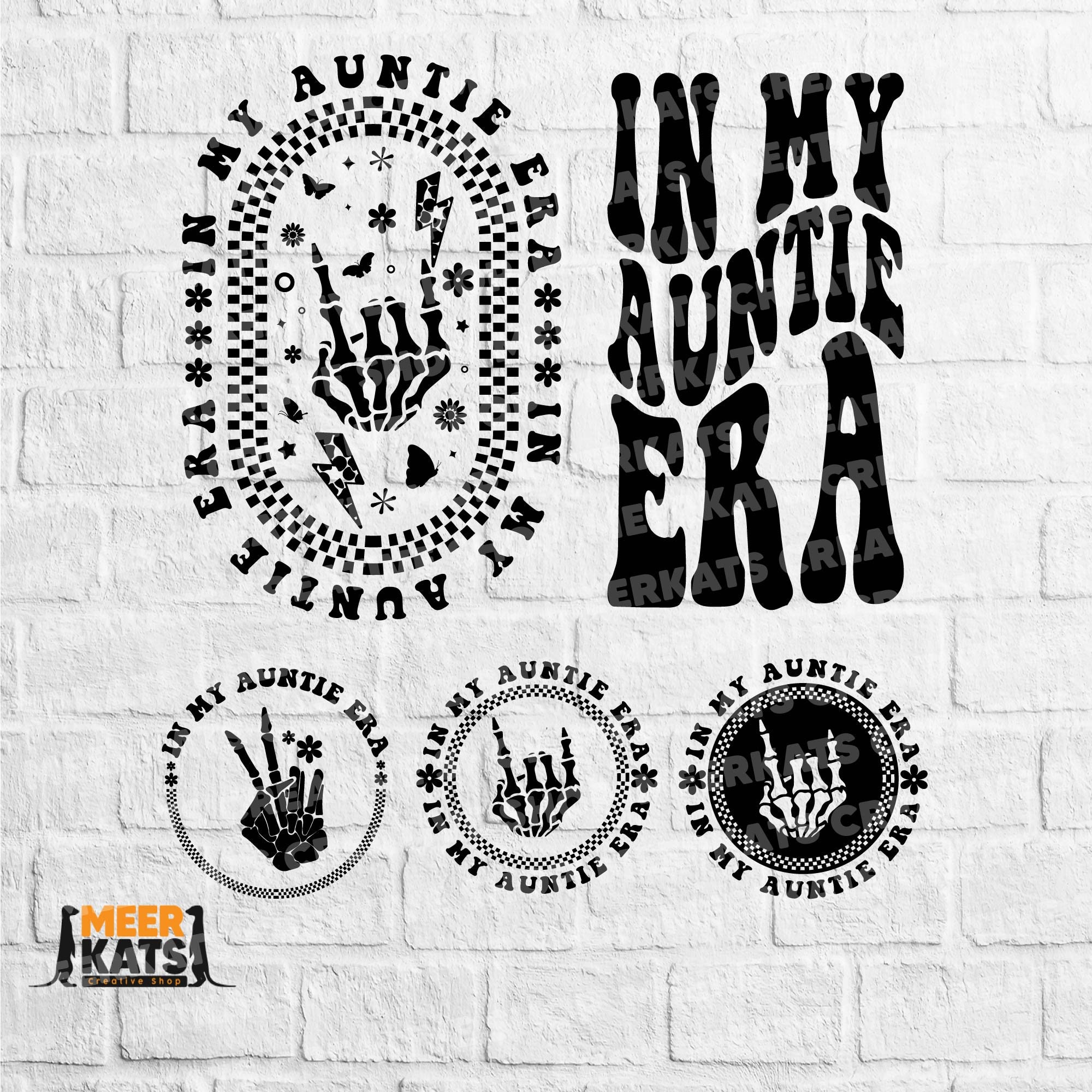 In My Auntie Era Svg, Aunt Shirt Svg, Auntie Png, Cool Aunt Svg, Funny