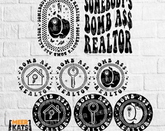 Somebody's Bomb Ass Realtor Svg, Funny Realtor Svg, Real Estate Svg, Realtor Quote Svg, Popular Svg, Realtor Shirt Svg, Sublimation Svg
