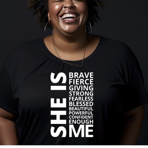 She is Extraordinary Shirt - She is Intelligent Shirt - She is Me Shirt - Woman Affirmation Shirt - Women Empowerment Shirt - Women Rise Tee