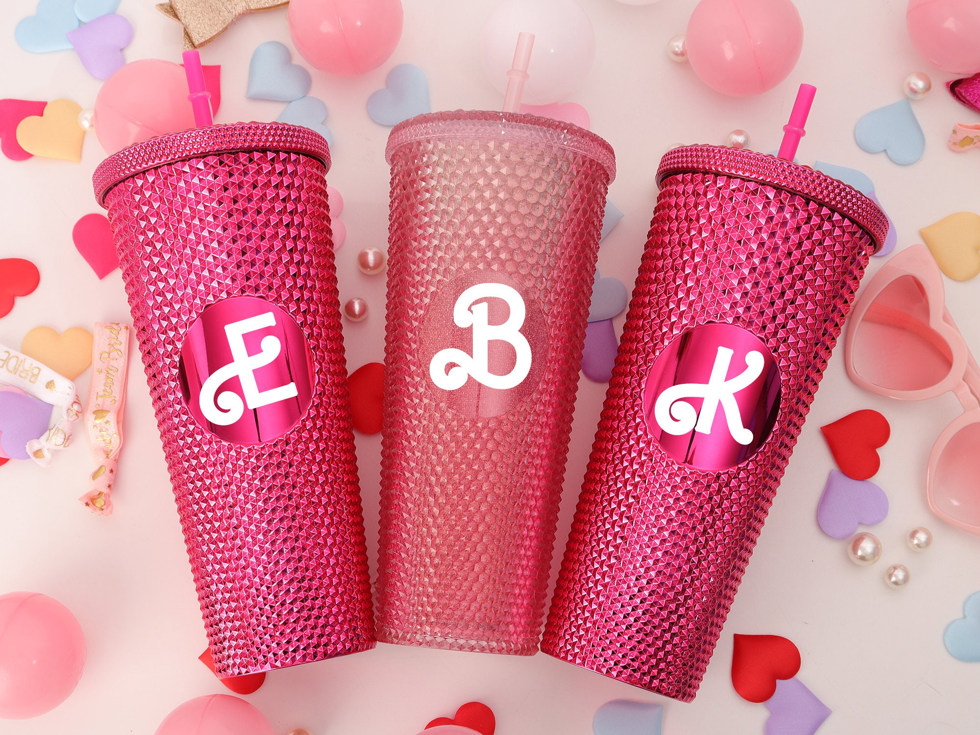 Personalized Barbie Cup Pink Barbie Tumbler Starbucks Barbie Etsy