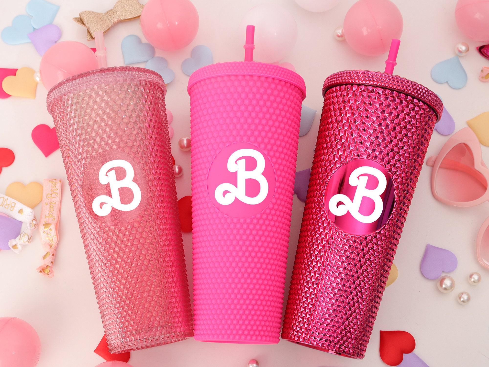 Personalized Barbie Cup Pink Barbie Tumbler Starbucks Barbie Etsy