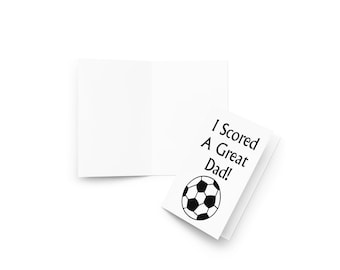 Obtuve una tarjeta del día del padre con la novedad de Great Dad.