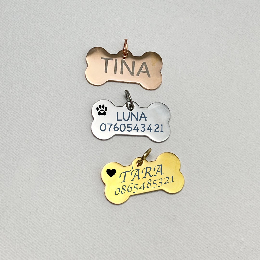 Personalized Medallion Name Identification Tag for Cat, Engraved ...