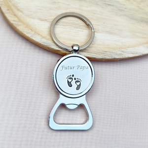 Personalized Stainless Steel Bottle Opener - Durable Beer Bottle Opener, Wine Lover Dad Gift  Stylish Grandpa