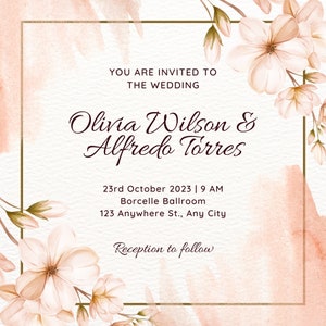 Wedding invitation
