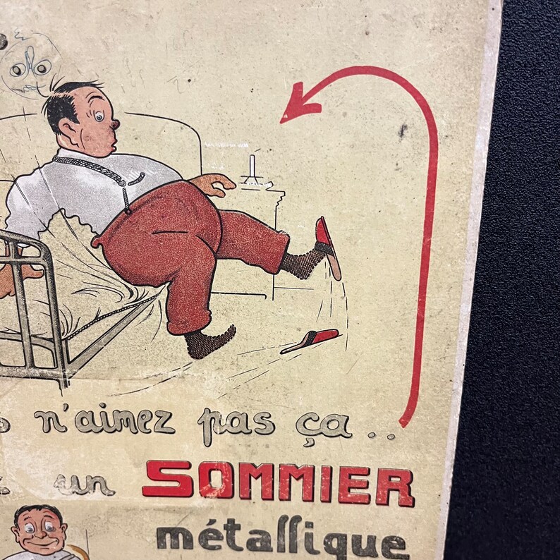 French brand advertising cardboard image 3
