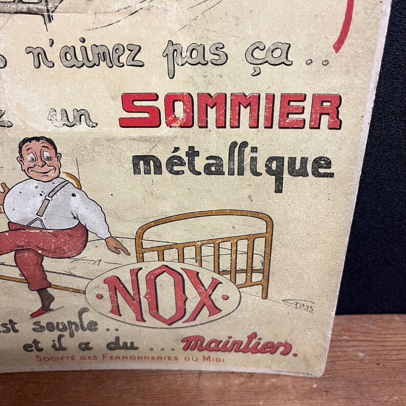 French brand advertising cardboard image 4