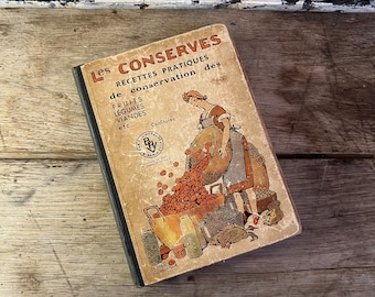 cookbook, recipes in French - French flea market - old