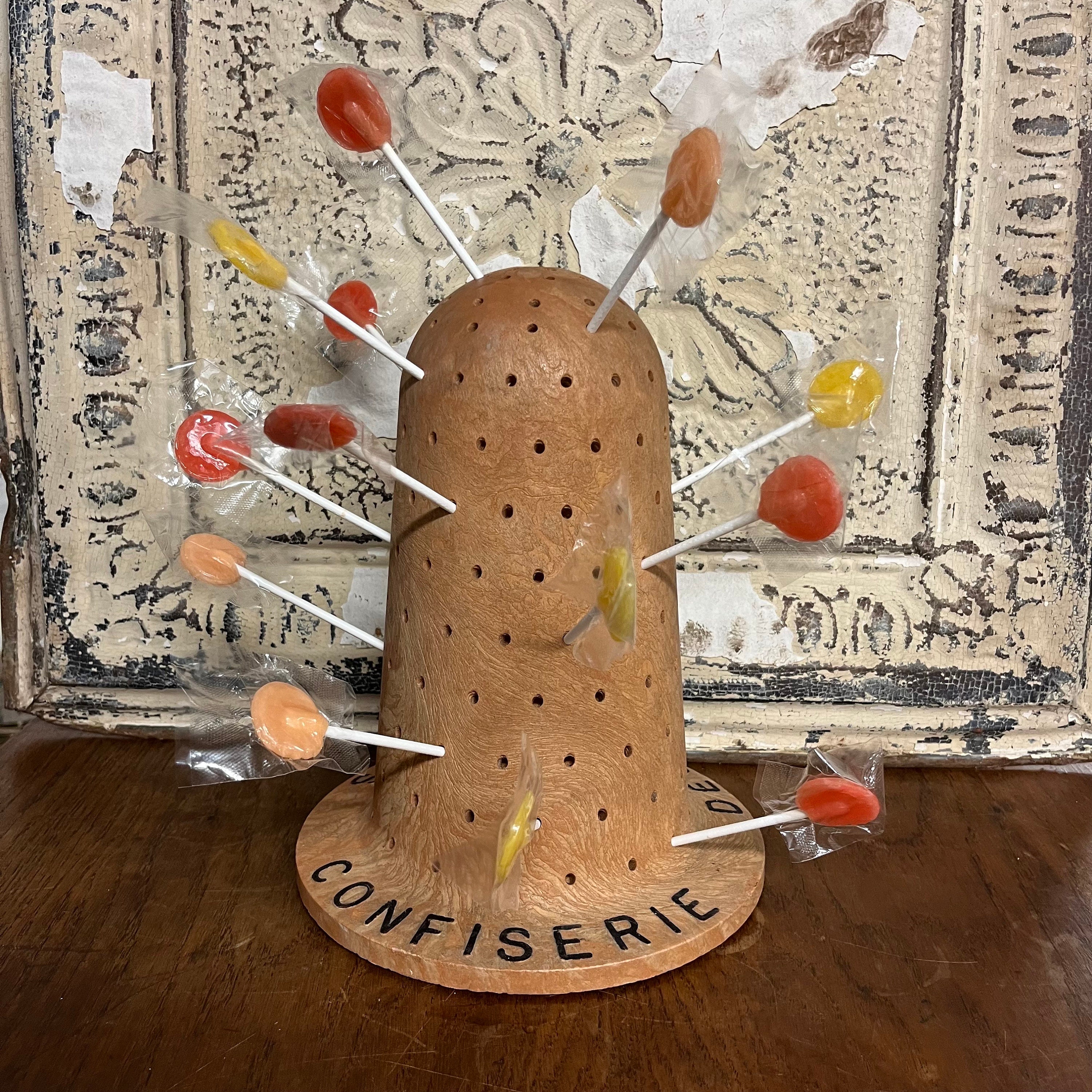 Buste - Présentoir - Porte Sucettes Pierrot Gourmand - Décoration