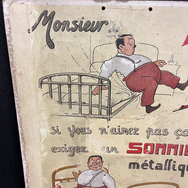 French brand advertising cardboard image 2