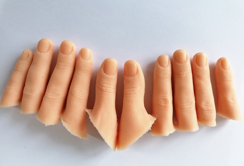 Spring Loaded Serial Cast Finger Handmade Realistic Silicone Finger Casts: Non-medical Use - Etsy