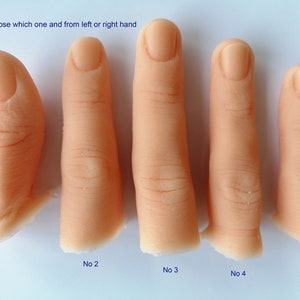 trick-or-treat. Handgemaakte realistische siliconen vinger. Prankvrienden op Halloween. Dit zijn GEEN protheses voor geamputeerden!