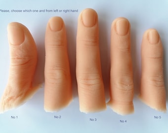 Realistic Silicone Finger Prank: Halloween Trick or Treat Prop