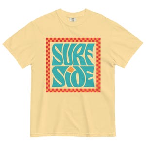 Maglietta pesante Comfort Colors Surf Side (Checker Box)