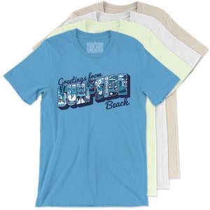 Pozdrowienia z Surfside Beach: Koszulka unisex