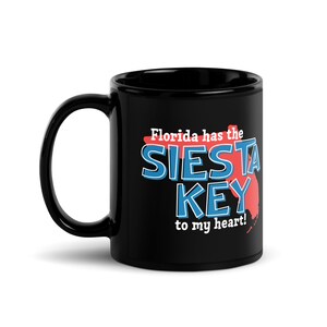 Siesta Key, Florida (Sunset Circle) Coffee Mug