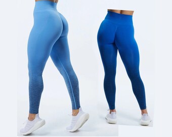 Scrunch Leggings, Ombre Leggings, Scrunch-Butt Leggings, Booty Leggings