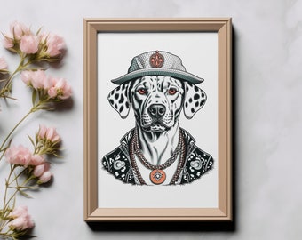 Pawsitive Vibes: Whimsical Dog-themed Wall Art – Fetching Decor for Dog Lovers to Brighten Any Space