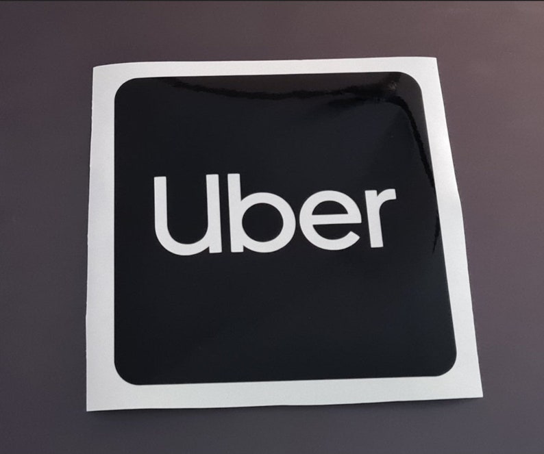 Uber Car Decal Multiple Sizes Available image 2
