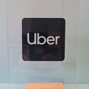 Uber Car Decal Multiple Sizes Available image 1