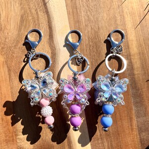 Beaded Keychain for purse/backpack/keys