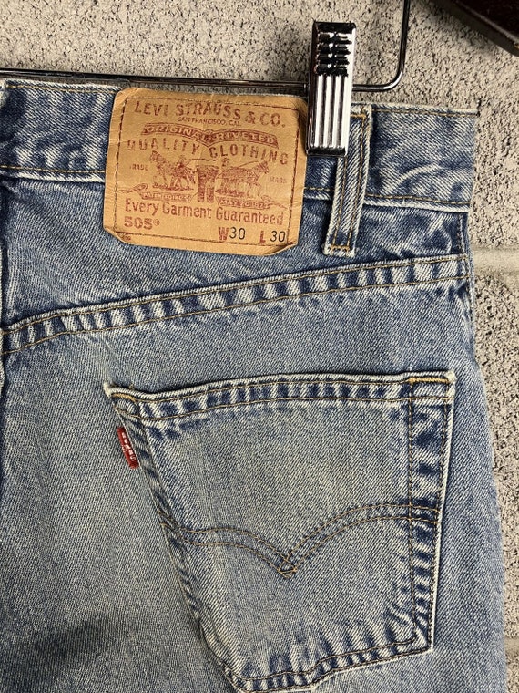Vintage Y2K Levi’s 505 Jeans 29x30 Light Wash - image 6
