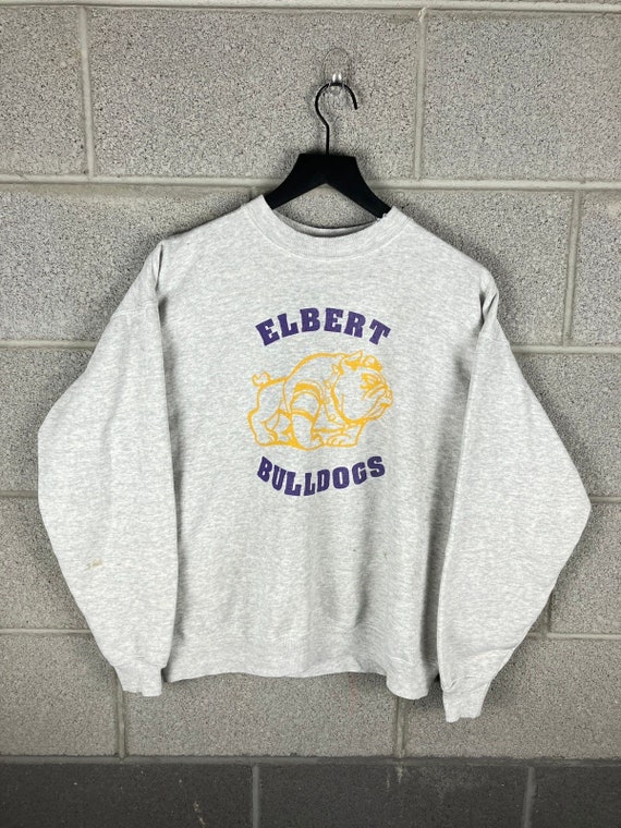 Vintage 1990s Elbert Bulldogs Crewneck Sweatshirt - image 1