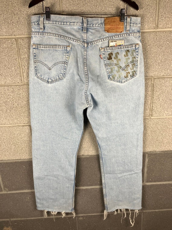 Vintage Y2K Levi’s 505 Jeans 36x29 Distressed Ligh