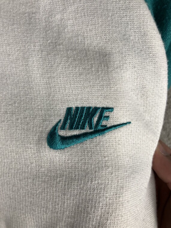 Vintage 1980s Nike Colorblock Zip Up Sweatshirt - image 6