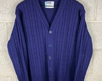 Vintage 1970 Murphy's Mart Cardigan Suéter