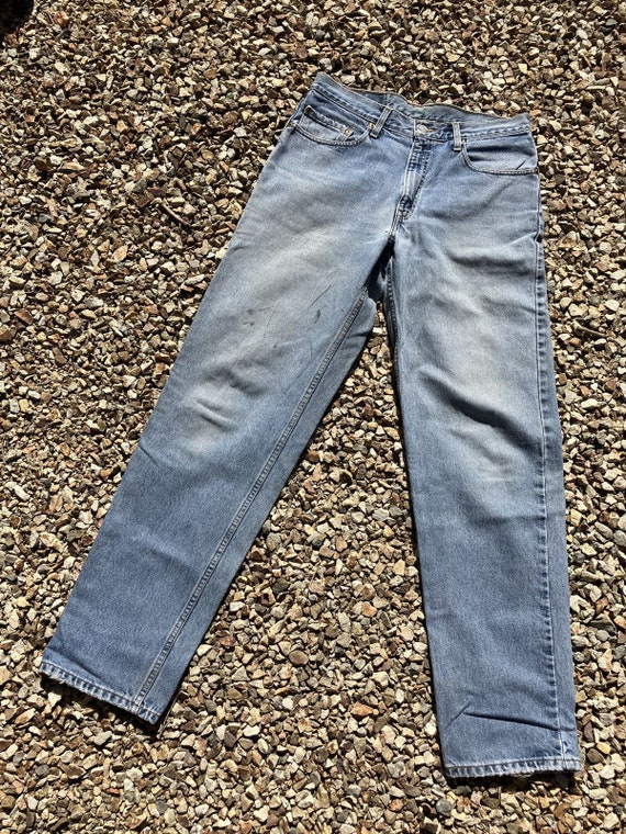 Vintage 1990’s Levi’s 550 Jeans 33x33 Light Wash … - image 1