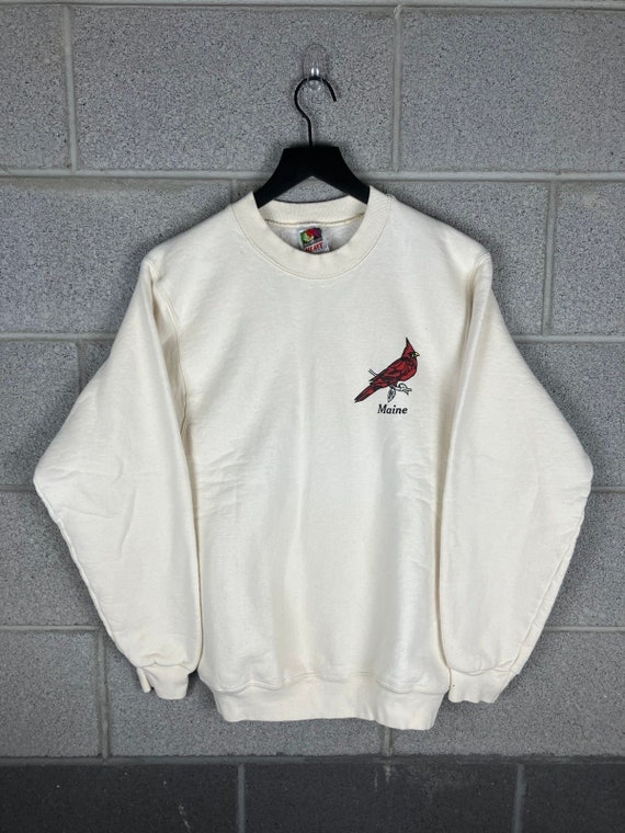 Vintage 1990s Maine Cardinal Crewneck Sweatshirt