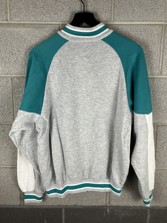 Vintage 1980s Nike Colorblock Zip Up Sweatshirt - image 7