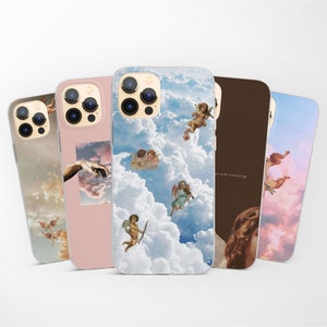 Angel Christian Cherub Phone Case fit for Pixel 9 Pro 8 7 6 5A for iPhone 16 Pro 15 14 13 12 fit Samsung S25 S24 FE S23 A56 A55 A16 A15