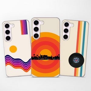 Retro Vintage Sixties Phone Case fits Samsung S25 S24 S23 Ultra S22 S21 S20 FE fit Samsung A56 A55 A54 A53 A52 A35 A16 A15 A14