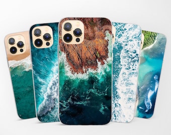 Ocean Beach Wave Phone Case for Google Pixel 10 Pro XL 9a 8 7 iPhone 17 Pro Max 16 15 14 13 fit Samsung S25 Ultra S24 FE A56 A16