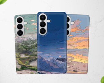 Anime Japanese Asian Lofi Phone Case fits Samsung S26 Ultra S25 FE S24 S23 S22 A56 A55 A54 A53 A36 A26 A17 A16 A15