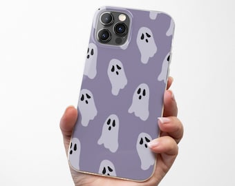 Halloween Ghost Spooky Phone Case fits Samsung S25 S24 S23 Ultra S22 S21 S20 FE fit Samsung A56 A55 A54 A53 A52 A35 A16 A15 A14