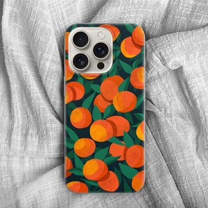 Aesthetic Fruit Phone Case Orange Cover for iPhone 17 Pro Max 17e 16e 15 14 13 12 11 fits Samsung S26 S25 Ultra A57 A17 & Pixel 10 9a image 9